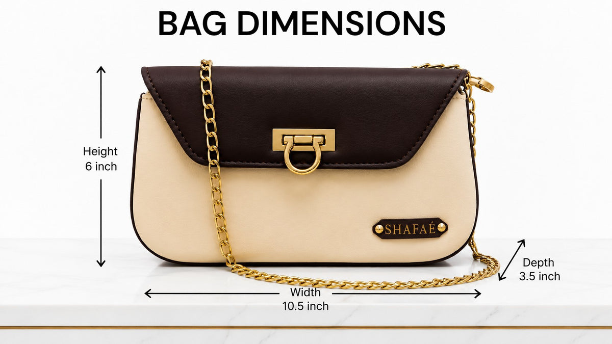 The Cream & Cocoa Clutch