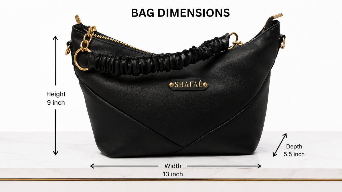 NOIR CRECENT BAG