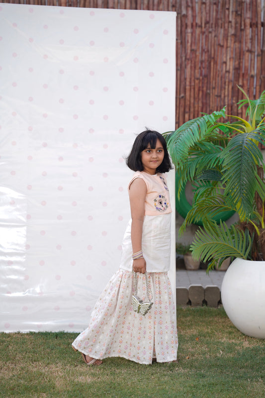 Goatie Blush Gharara Set