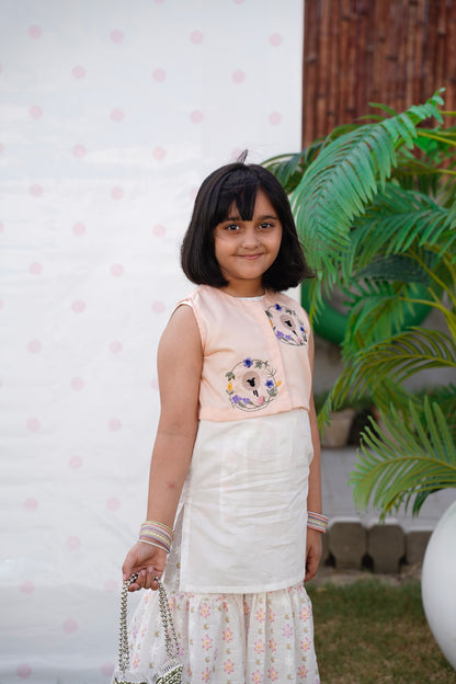 Goatie Blush Gharara Set