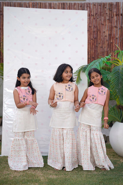 Goatie Blush Gharara Set