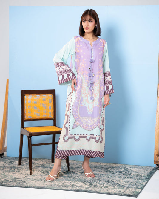 Indigo Royal Kaftan | SHAFAE