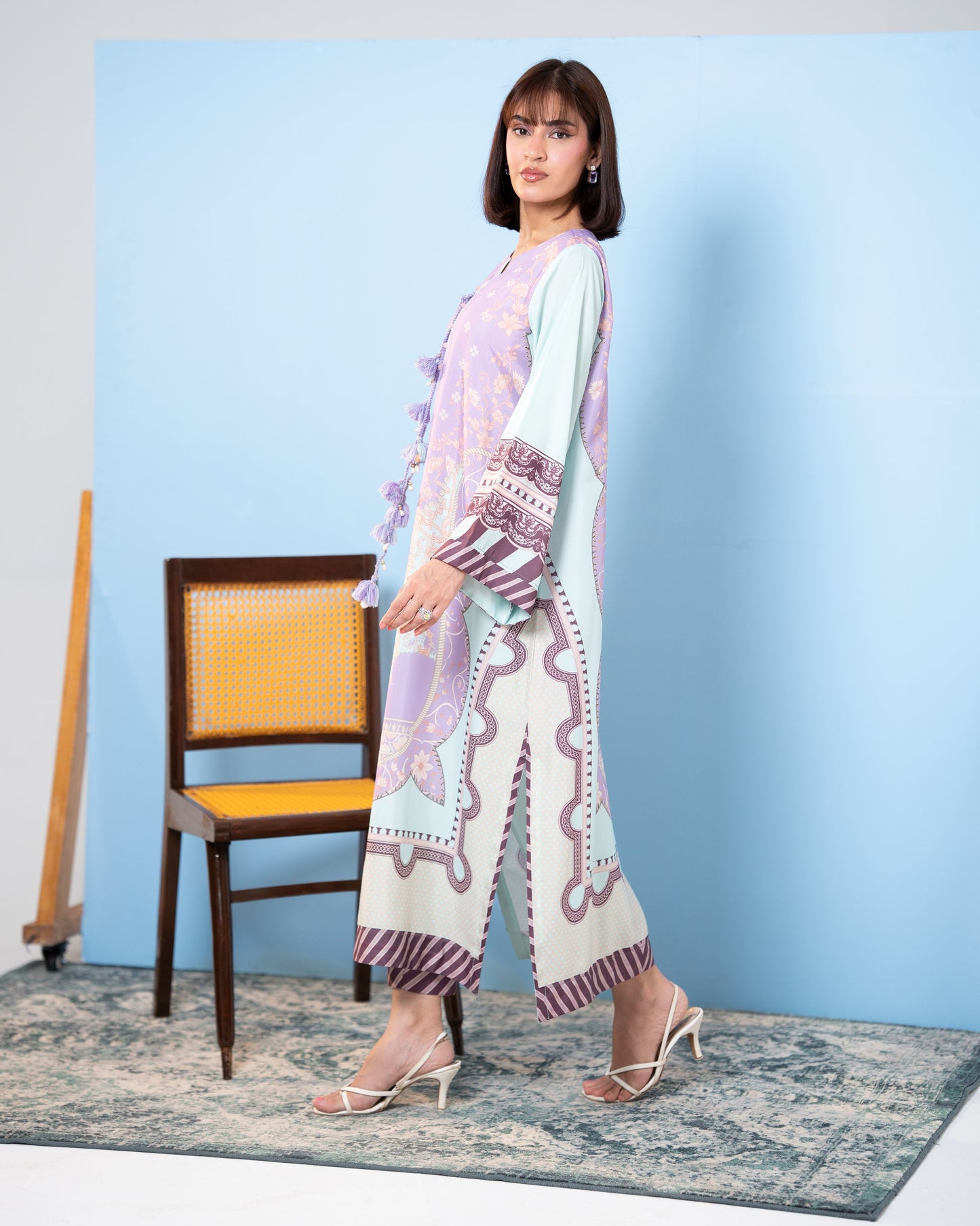 Indigo Royal Kaftan | SHAFAE
