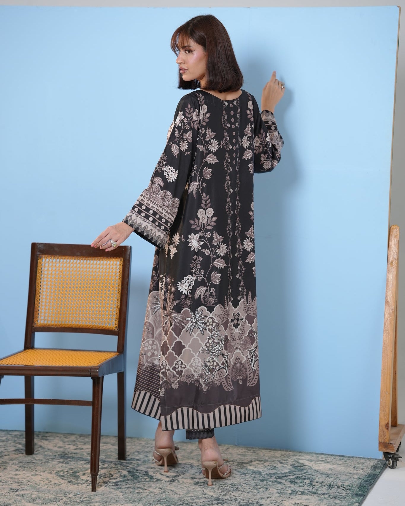 Midnight Bloom Kaftan | SHAFAE