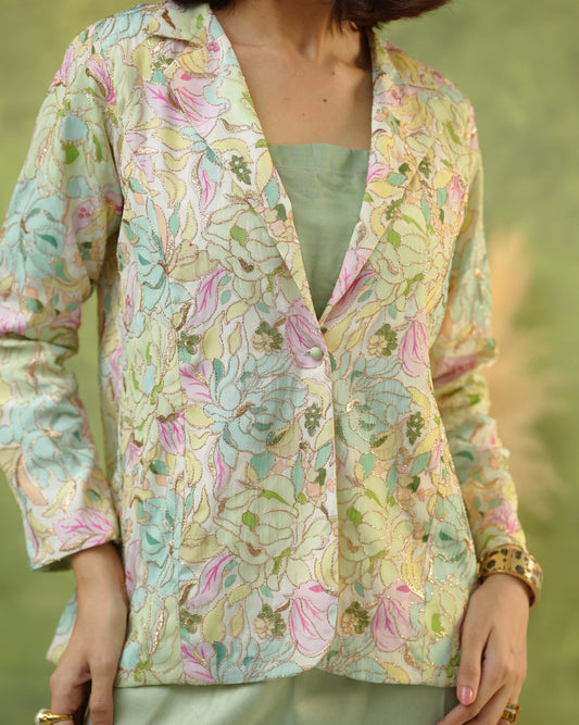 Mint Bloom Co-Ord Set | SHAFAE