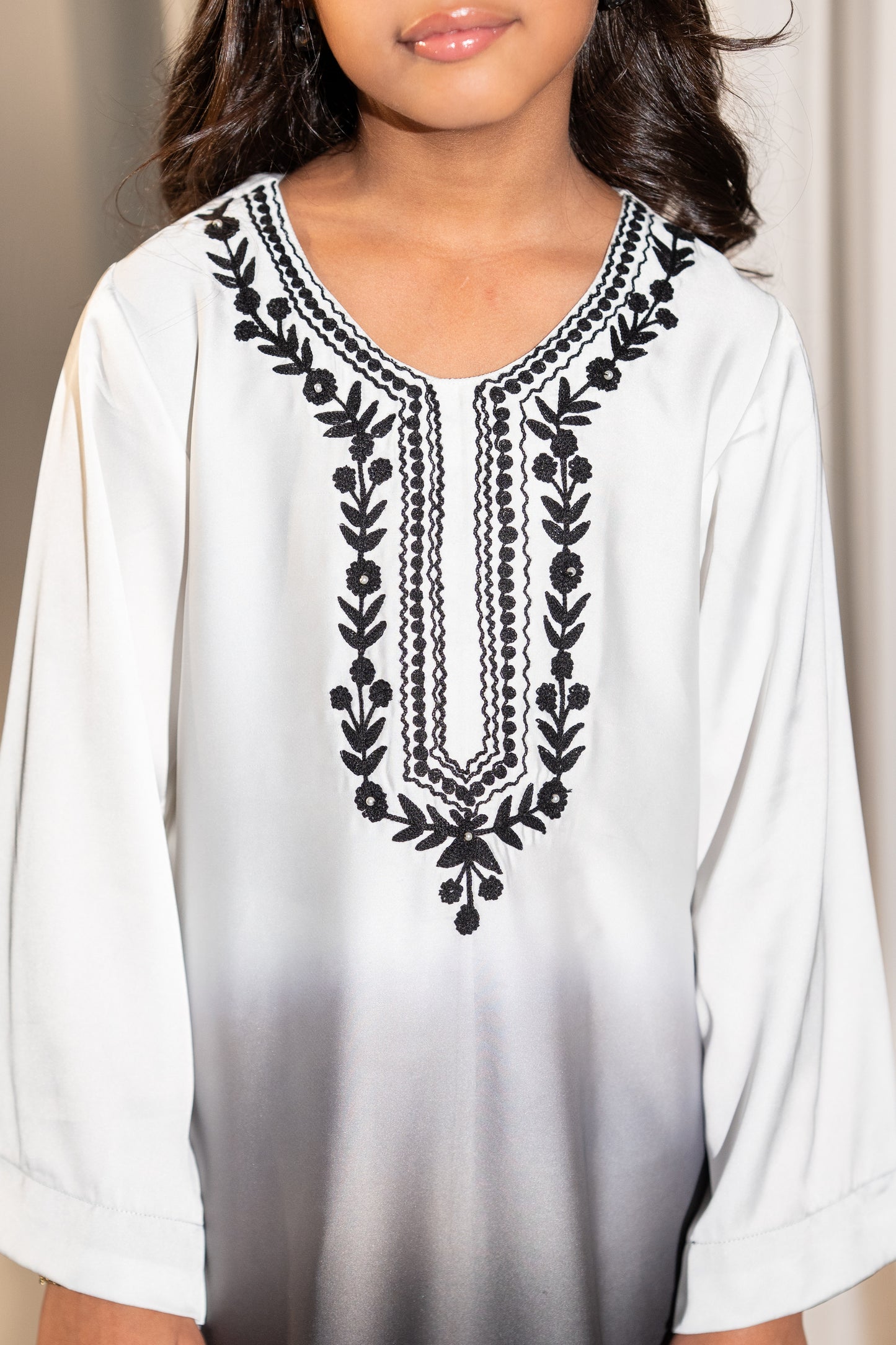 Noir Ombre Kaftaan | SHAFAE