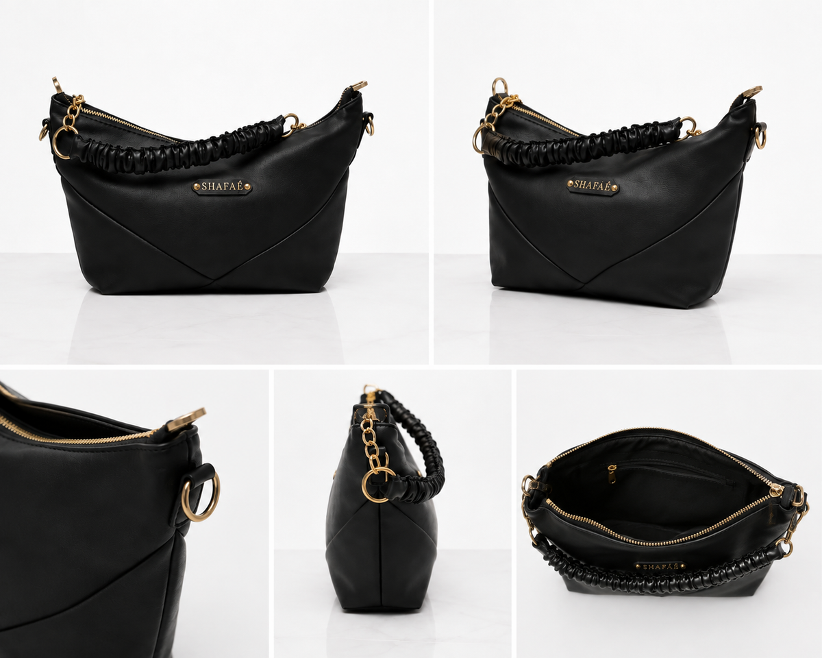 NOIR CRECENT BAG