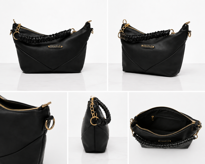 NOIR CRECENT BAG